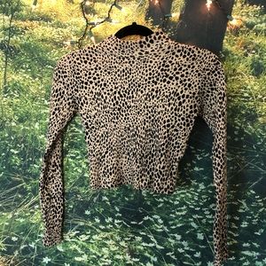 SOLD Brandy Melville Cheetah Print Top